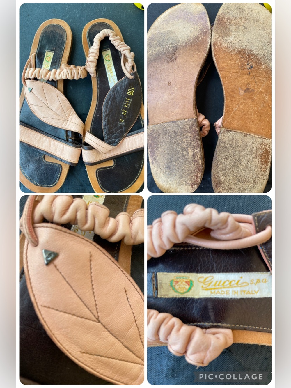 Authentic Gucci Vintage Sandals - Picture 7 of 7
